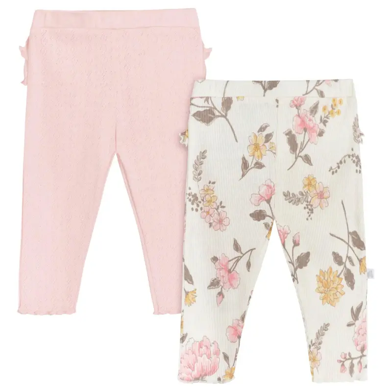Gerber 2-Pack Stretchy Baby Pants – Lightweight & Breathable 4