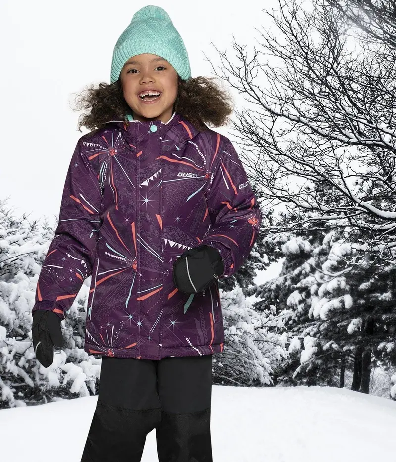 Girls’ Thermal Snowsuit – Rich Plum 1