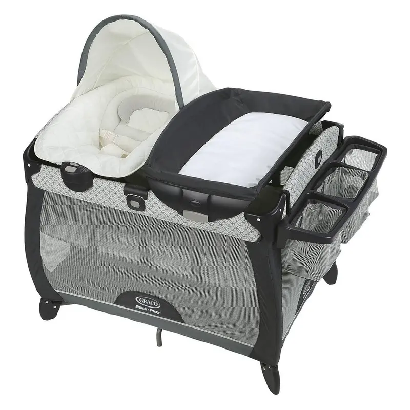 Graco Pack 'N Play® Quick Connect Portable Lounger Deluxe Playard – Mckinley Design 1