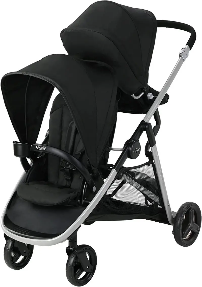 Graco Ready2Grow 2.0 Convertible Stroller In Gotham Gray 1