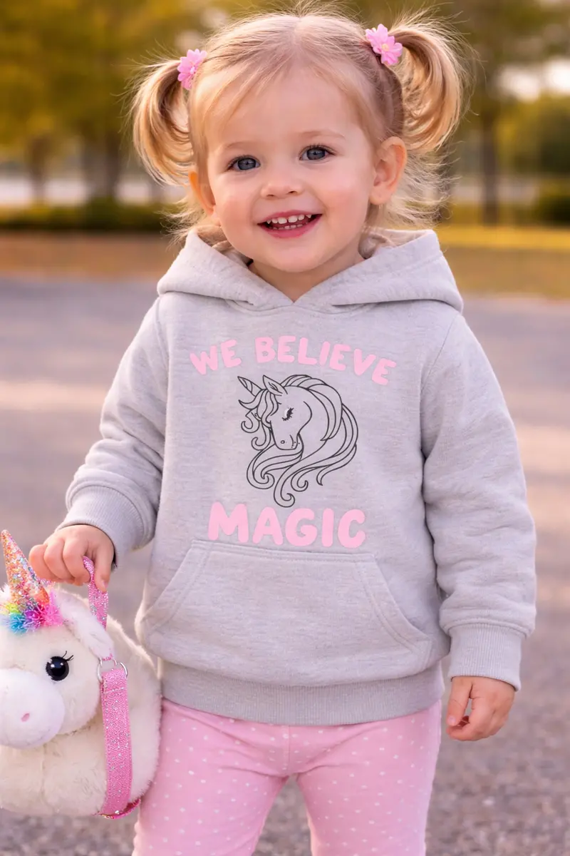 Green Jeans Fleece Hoodies – Toddler Girls (Sizes 4–6X) 1