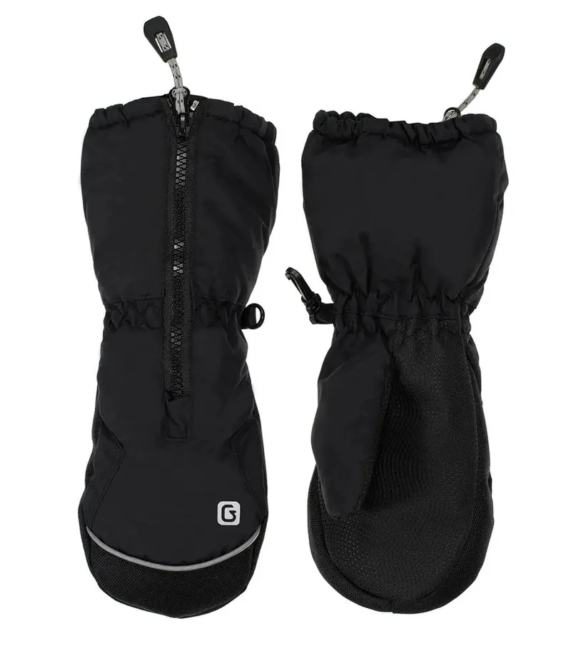 Gusti Chuck Leather-Trimmed Winter Mittens 1