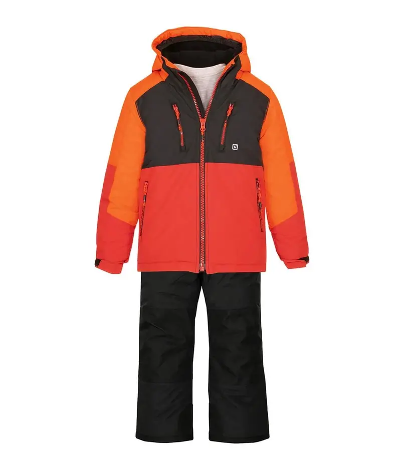 Gusti Isaac Orange Thermal Snow Suit 1