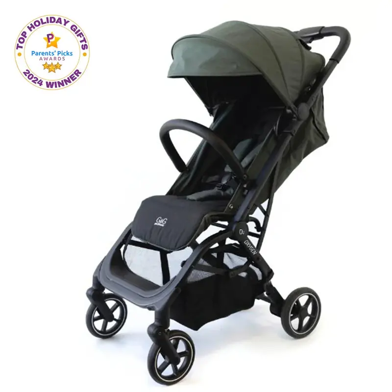 Guzzie & Guss Oxygen V2 Lightweight Stroller – Compact Fold, All-Terrain Wheels, Modern Design 1