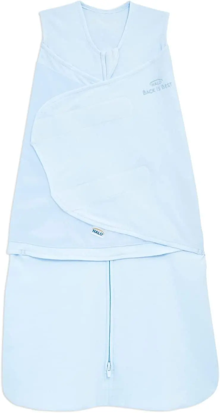 Halo Sleepsack Swaddle – Baby Blue (1.5 Tog) 1