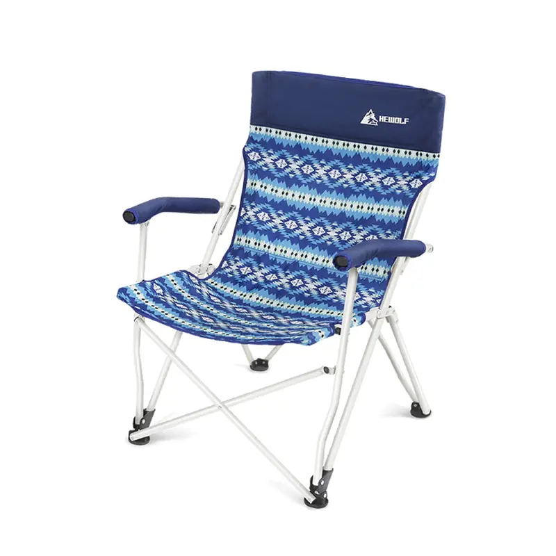 Hewolf Blue Wave Folding Camping Chair 1
