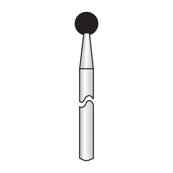 Hp001-037 Ball-Shaped Reusable Gold-Coated Diamond Dental Burs 1