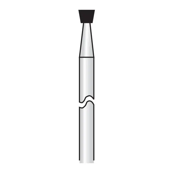 Hp010-027 Inverted Cone Reusable Gold-Coated Diamond Dental Burs 1