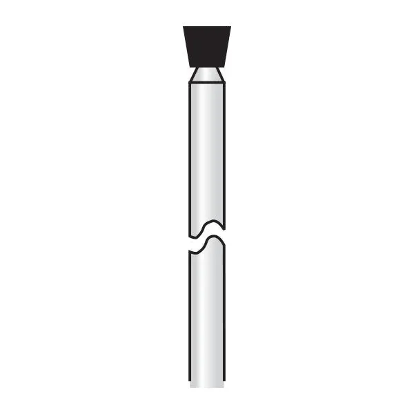 Hp010-033 Inverted Cone Reusable Gold-Coated Diamond Dental Burs 1
