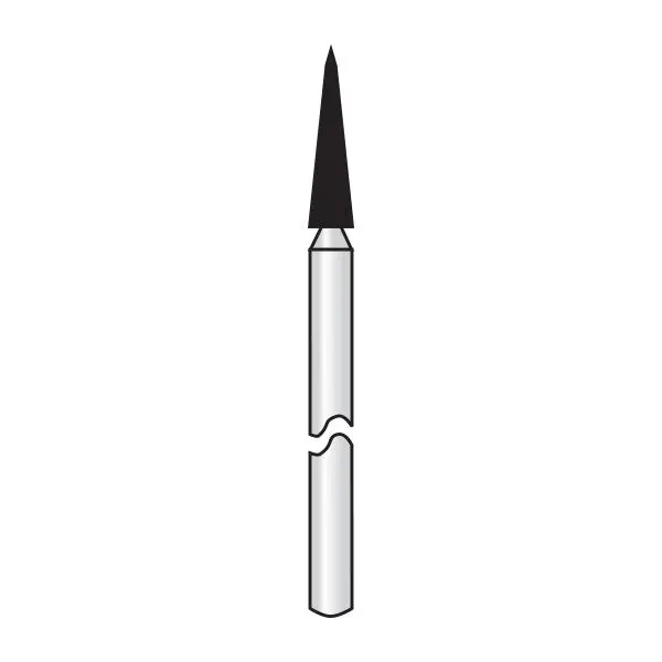Hp166-024 Safe-End Reusable Gold-Coated Diamond Dental Burs 1