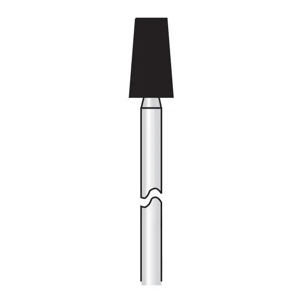 Hp172-050 Taper Cone Reusable Gold-Coated Diamond Dental Burs 1