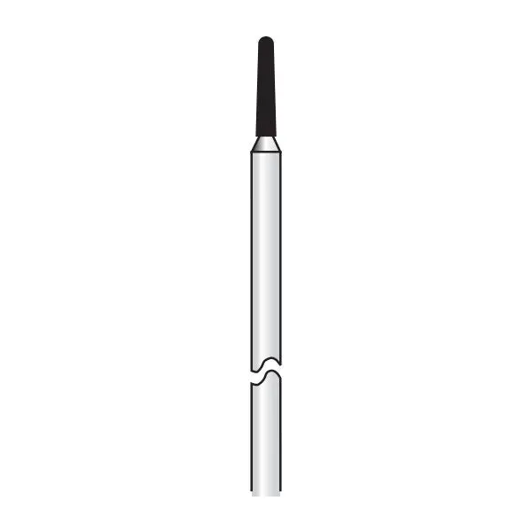Hp198-015L Round-End Taper Reusable Diamond Dental Burs 1