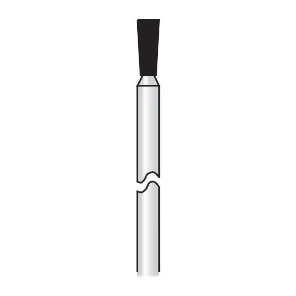 Hp225-023 Short-Head Inverted Cone Reusable Gold-Coated Diamond Dental Burs 1