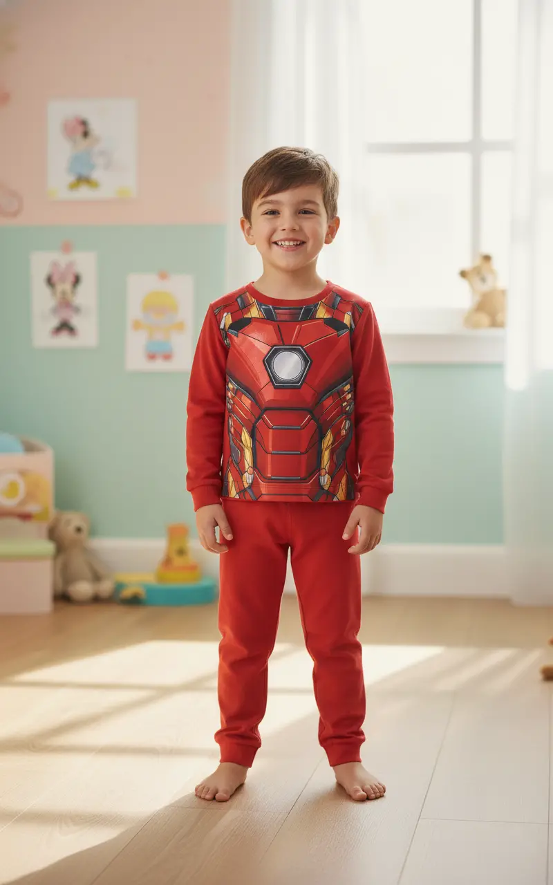 Iron Man Toddler And Kids Pajama Set – Two-Piece Sleepwear (2–6 Years) 1