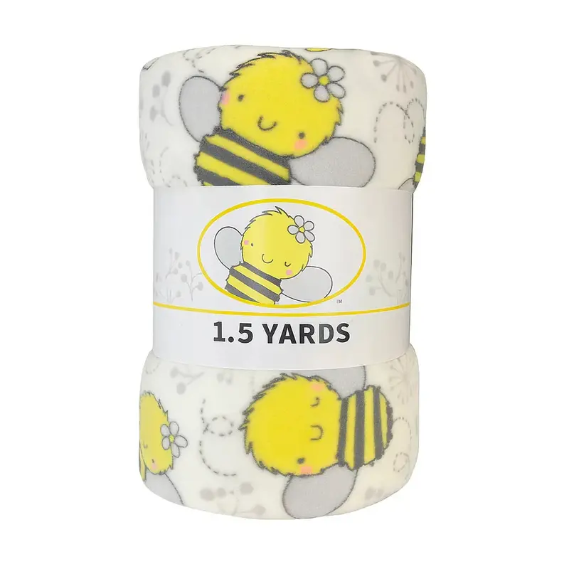 Izzy The Bee Fleece Throw Blanket – Cozy 54X60 Inch Soft Polyester Blanket 1