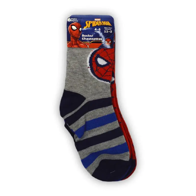 Jellifish Marvel Spider-Man Kids’ Sock Pack – 6 Pairs 1