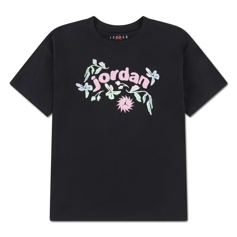 Jordan Puff Floral Print T-Shirt For Kids – Sizes Small To Xl 1