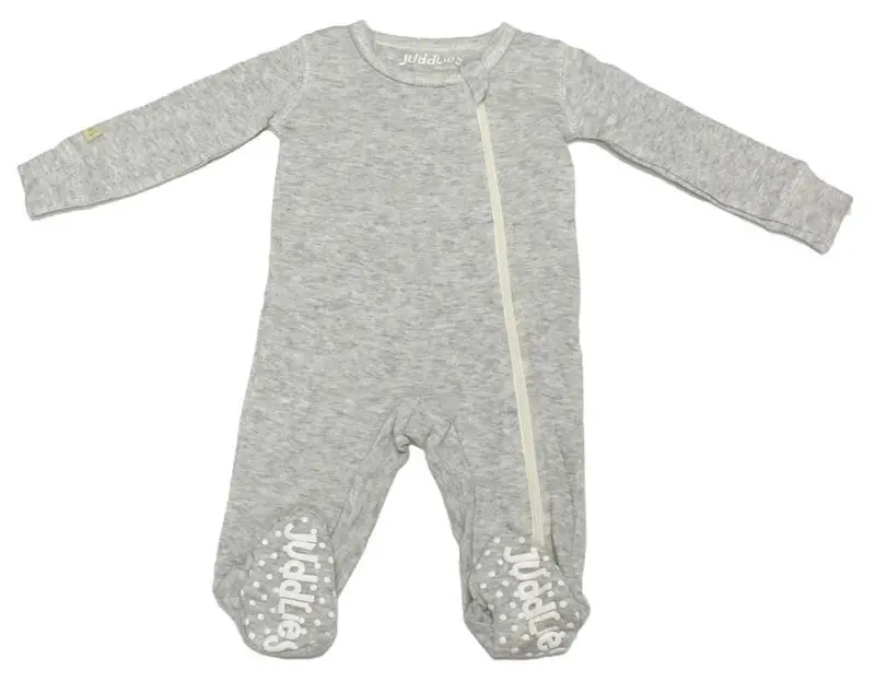 Juddlies Grey Fleck Baby Sleeper 1