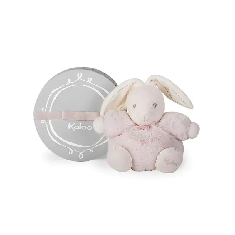 Kaloo Chubby Rabbit Plush Toy – Soft Pink Mini Version For Babies 1