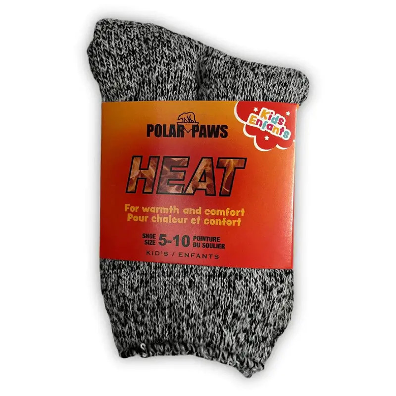 Kids Brushed Thermal Socks – Youth Shoe Size 5–10 1