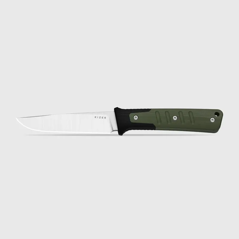 Kizer Area Eight Fixed-Blade Knife: Aeb-L Steel, G-10 Handle, Tactical Design – 4.23" Overall 2
