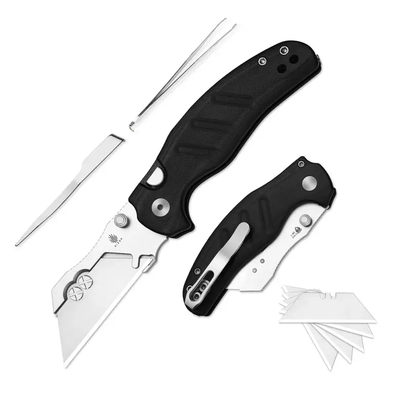 Kizer C01C Uti-1 Utility Knife – 5Cr15Mov Steel, G-10 Handle, 2.8" 1
