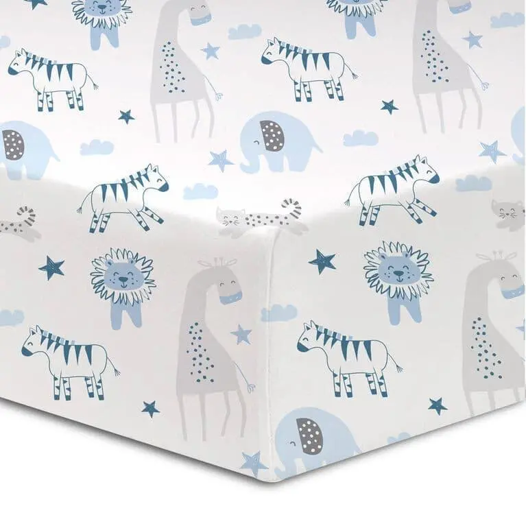 Koala Baby Safari Flannel Crib Sheet – 1-Pack 1