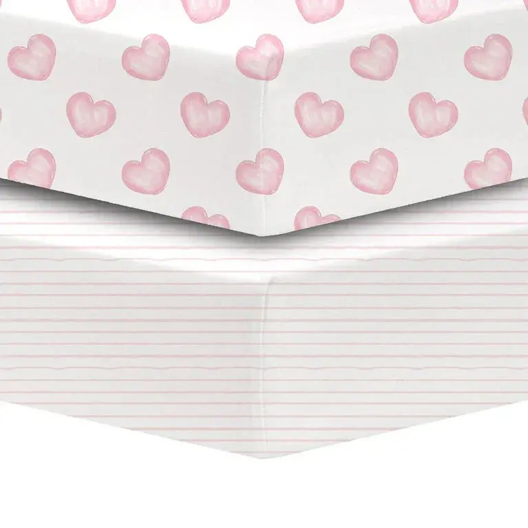 Koalababy Percale Fitted Crib Sheet Pack (2-Pack) 4