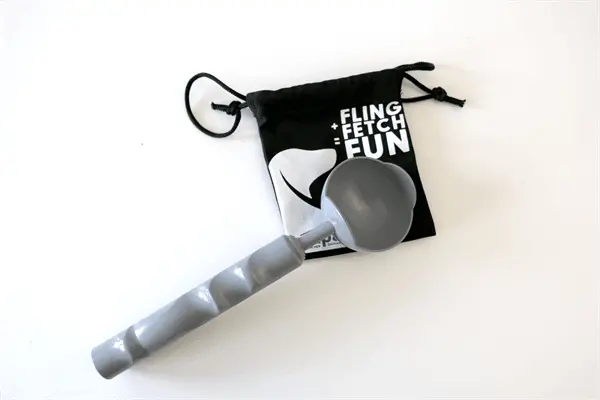 Kompact9 Retractable Ball Launcher In Sleek Grey For Dogs 1