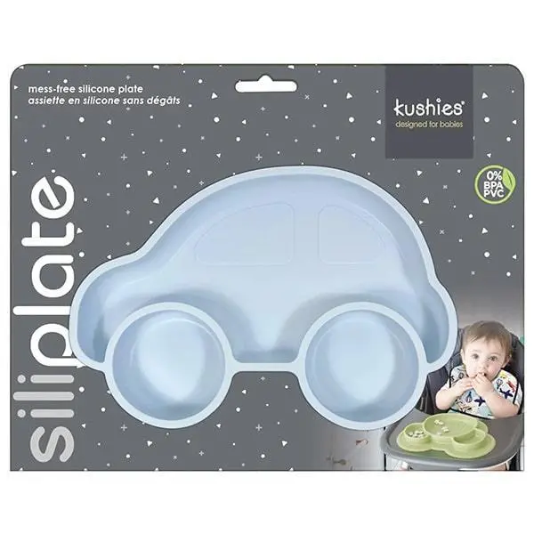 Kushies Siliplate – Suction Silicone Baby Feeding Plate 1