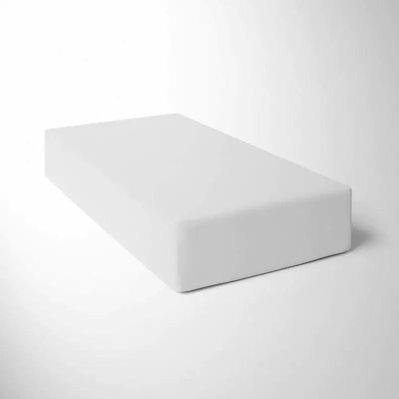 Kushies White Percale Crib Fitted Sheet – 100% Cotton 1