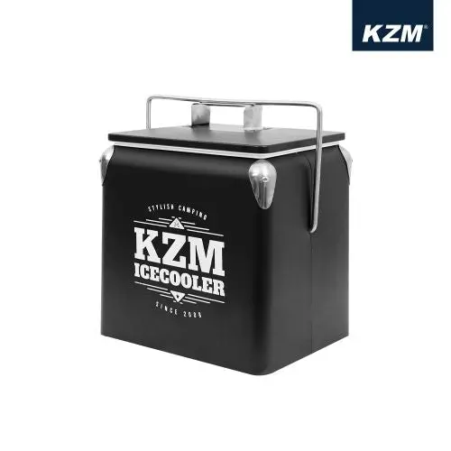 Kzm Black Cube 13L Insulated Ice Cooler 1