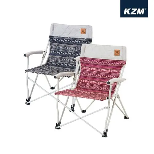 Kzm Chamfer Folding Chair – Lightweight Aluminum Camping Seat With Ergonomic Backrest 1