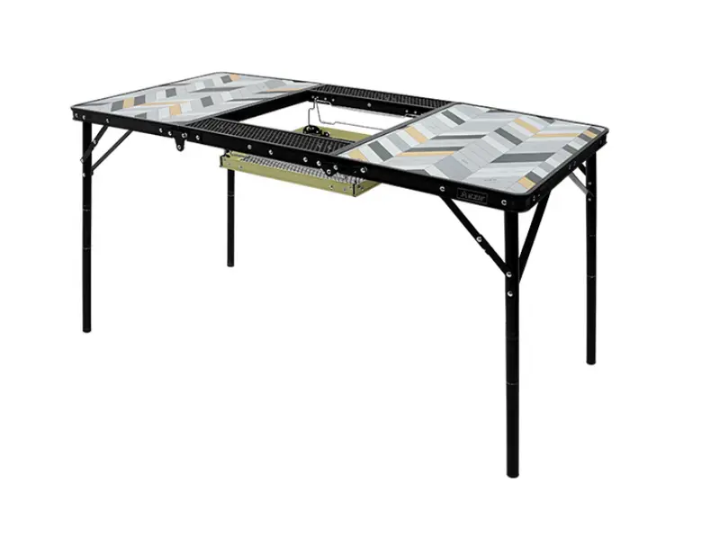 Kzm Connect 3 Portable Folding Bbq Table 1