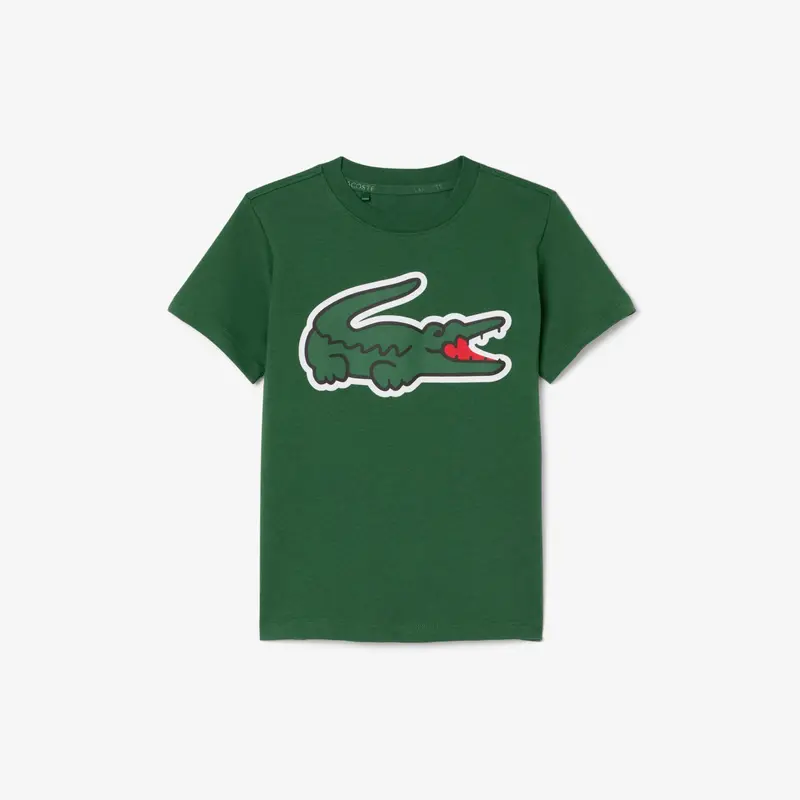 Lacoste Kids Ultra-Dry Sport T-Shirt With Printed Design (S–Xl) 1