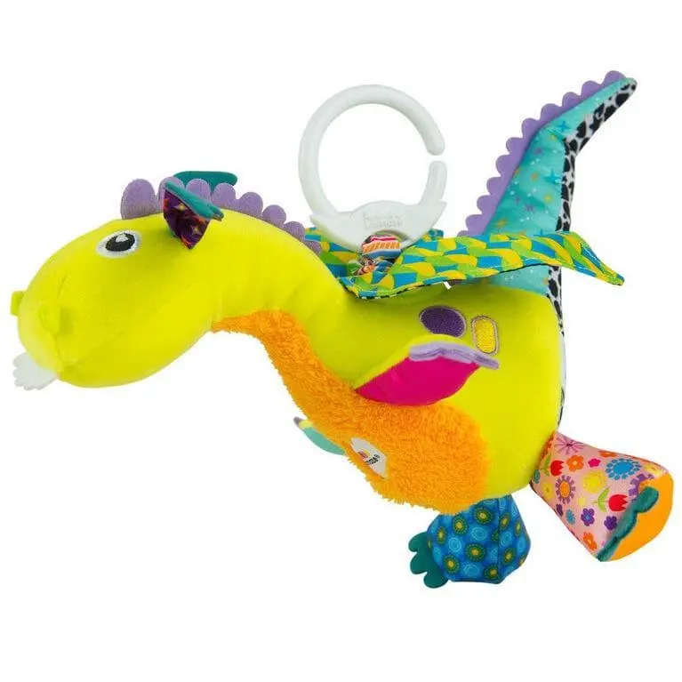 Lamaze Flip Flap Dragon Infant Toy – Textured, Crinkly, And Teether-Ready 1