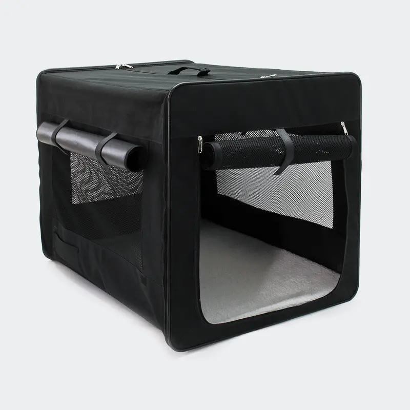 Large Dog Travel Crate – Sturdy Steel Pet Carrier (76X56X61 Cm) 1