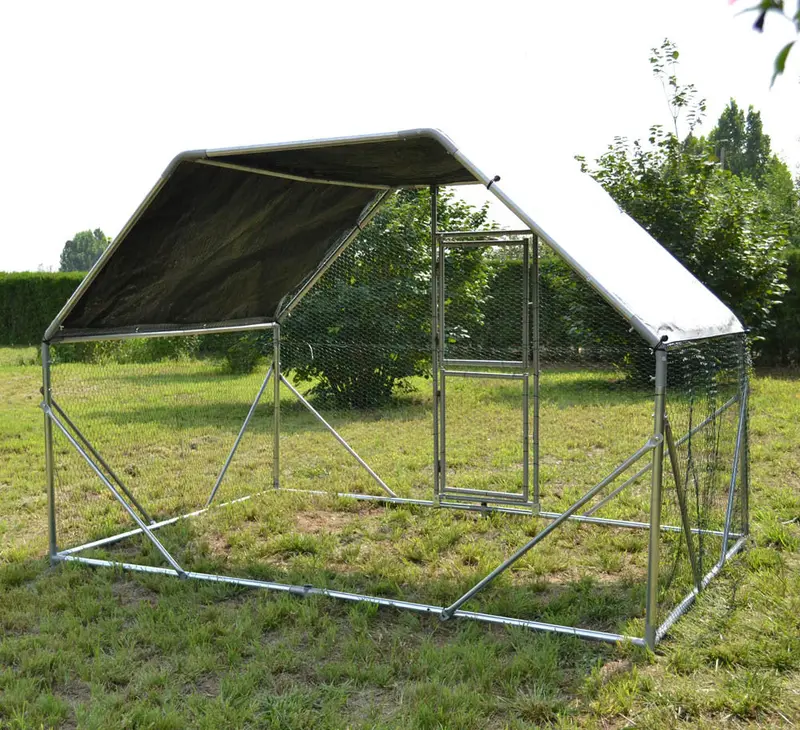 Large Outdoor Pet Enclosure – 2 X 3 X 2 M Aviary-Style Playpen For Chickens & Small Animals 1
