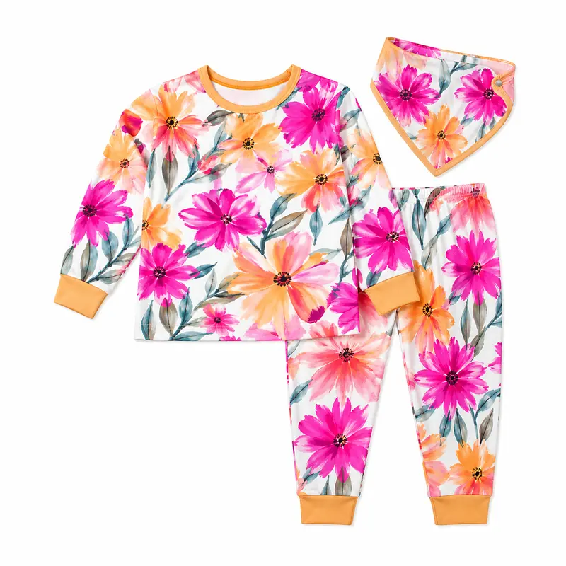M.I.D Baby 3-Piece Buff Orange Outfit Set – 12 To 24 Months 1