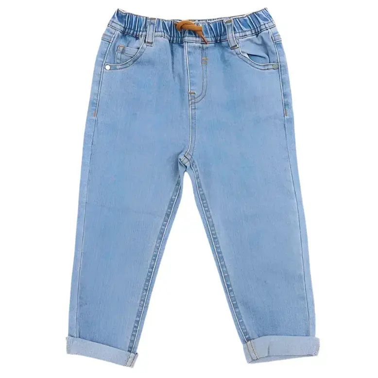 M.I.D. Baby Blue Denim Pants For Infants (6–24 Months) 1