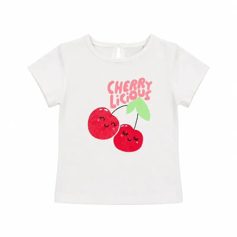 M.I.D® Girls' Cherry-Themed Casual Top For Infants (3–24 Months) 1