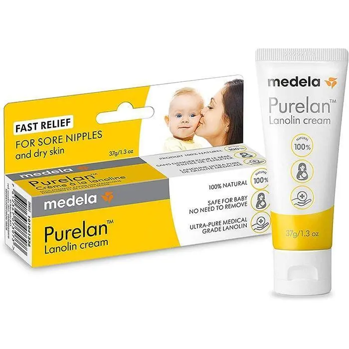 Medela Purelan 100% Natural Lanolin Cream For Breastfeeding Moms 1