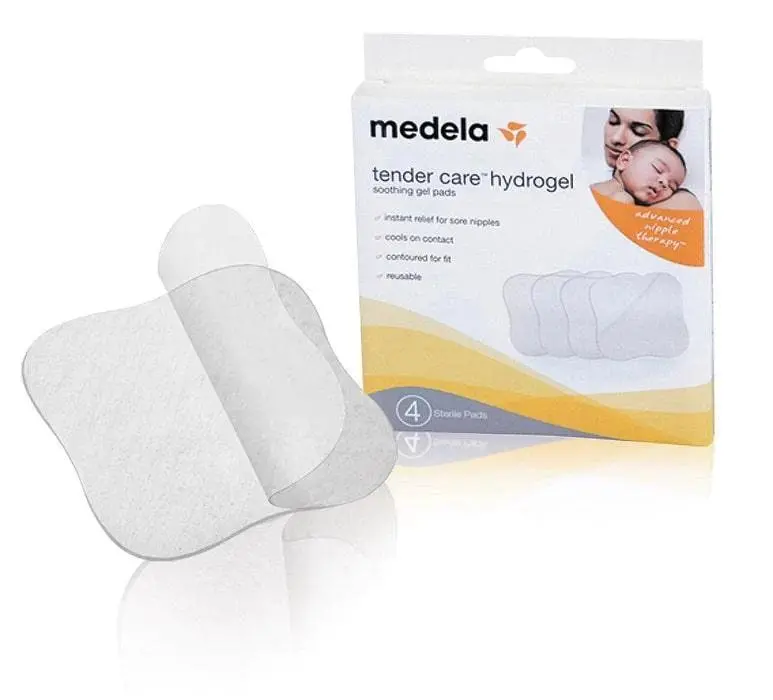 Medela Tender Care Hydrogel Breast Soothing Pads – 4-Pack For Post-Nursing Comfort 1