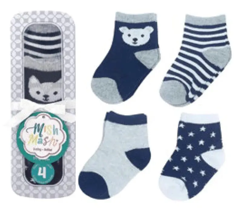 Mish Mash Assorted Socks – 4-Pack In Gift Tin 2