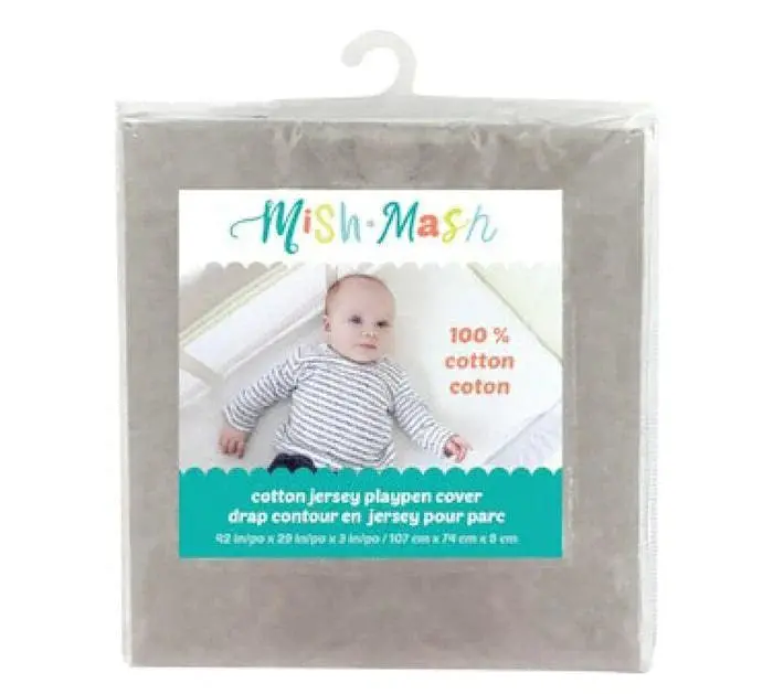 Mish Mash Fitted Playard Sheet – Soft Cotton Blend 1