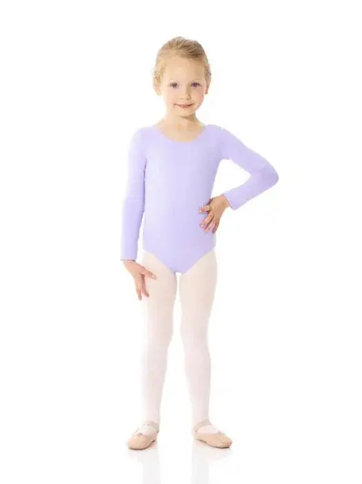 Mondor Essentials Long Sleeve Leotard 40097 – Performance Fit Dancewear For Kids And Adults