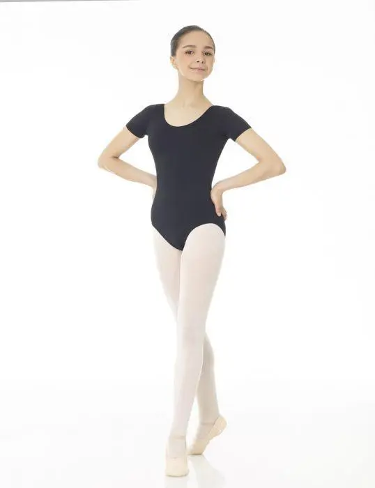 Mondor Essentials Short-Sleeve Leotard (Style 40096) 1