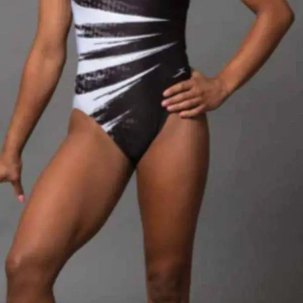 Motion Wear Sublimated Gymnastics Leotard – Zoom Design 1