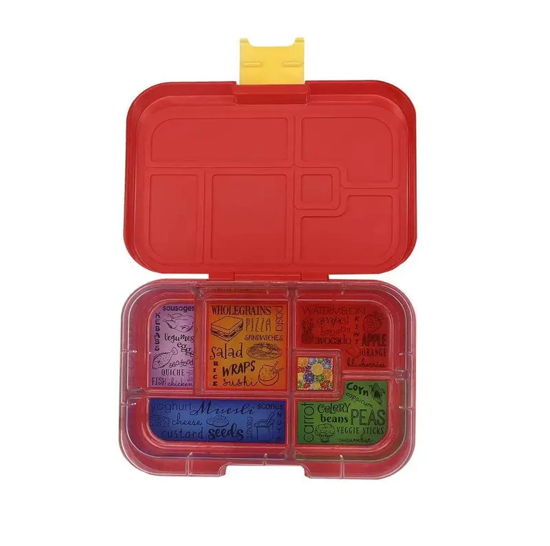 Munchbox Maxi6 Red Lava Insulated Lunch System 1