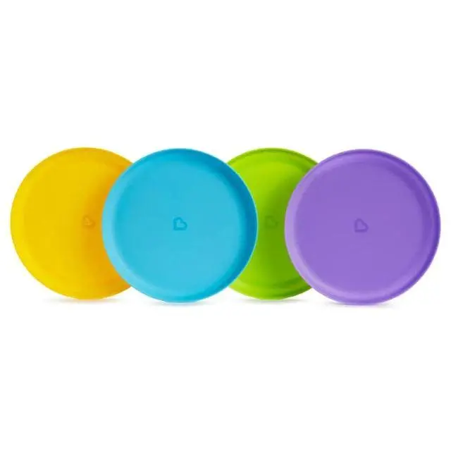 Munchkin Multi Plates Set – 4-Piece Mealtime Bundle 1